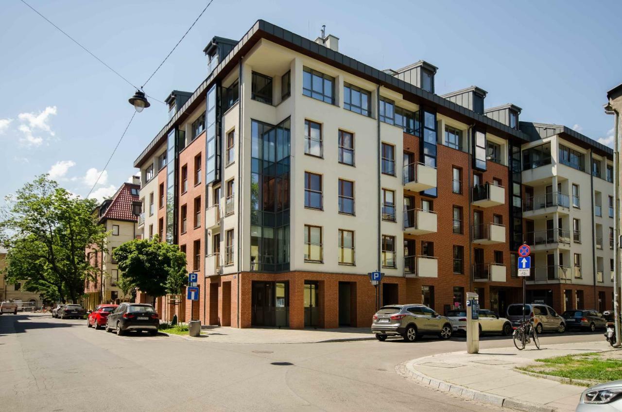 Central Kazimierz Apartment With Balcony Cracovia Esterno foto